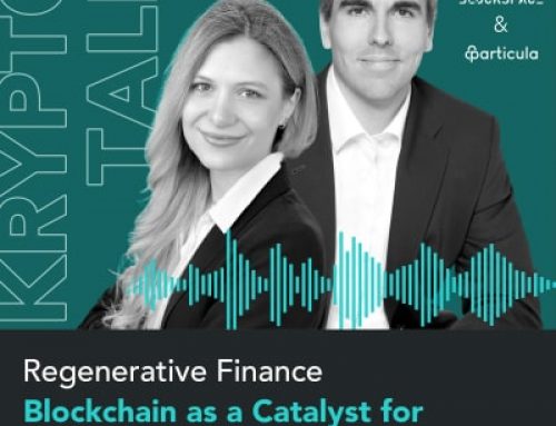 Regenerative Finance  I – Blockchain as a Catalyst For a Sustainable Economy