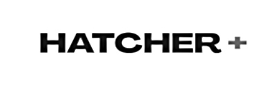 Hatcher+ grey logo